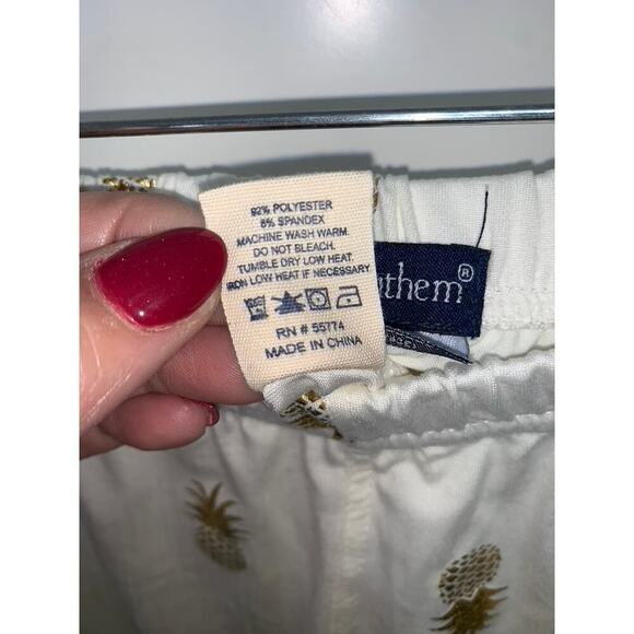 Simply Southern Girl's Ivory Pineapple Casual Soft Pajama Lounge pants‎ - Picture 3 of 5